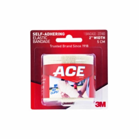 Ace Elastic Bandage 3 Inch Width Self-Adherent Closure Tan NonSterile Standard Compression, 3PK 207460